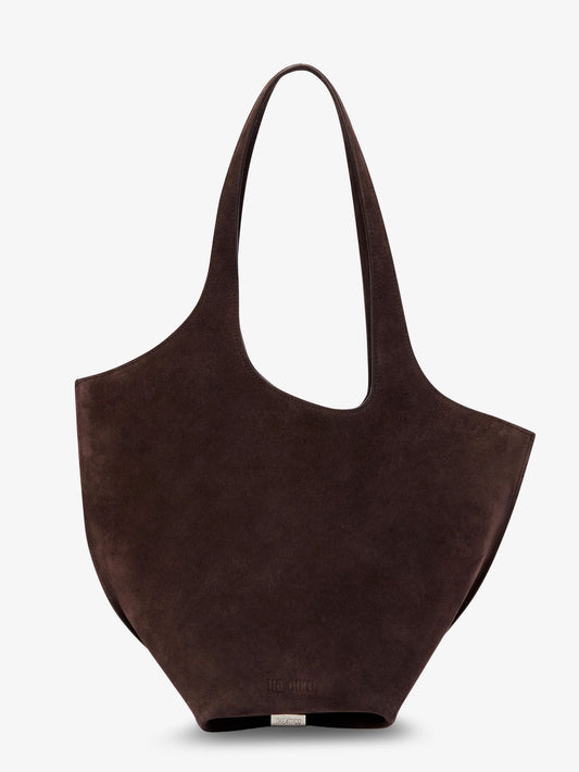 La Scoop suede shoulder bag
