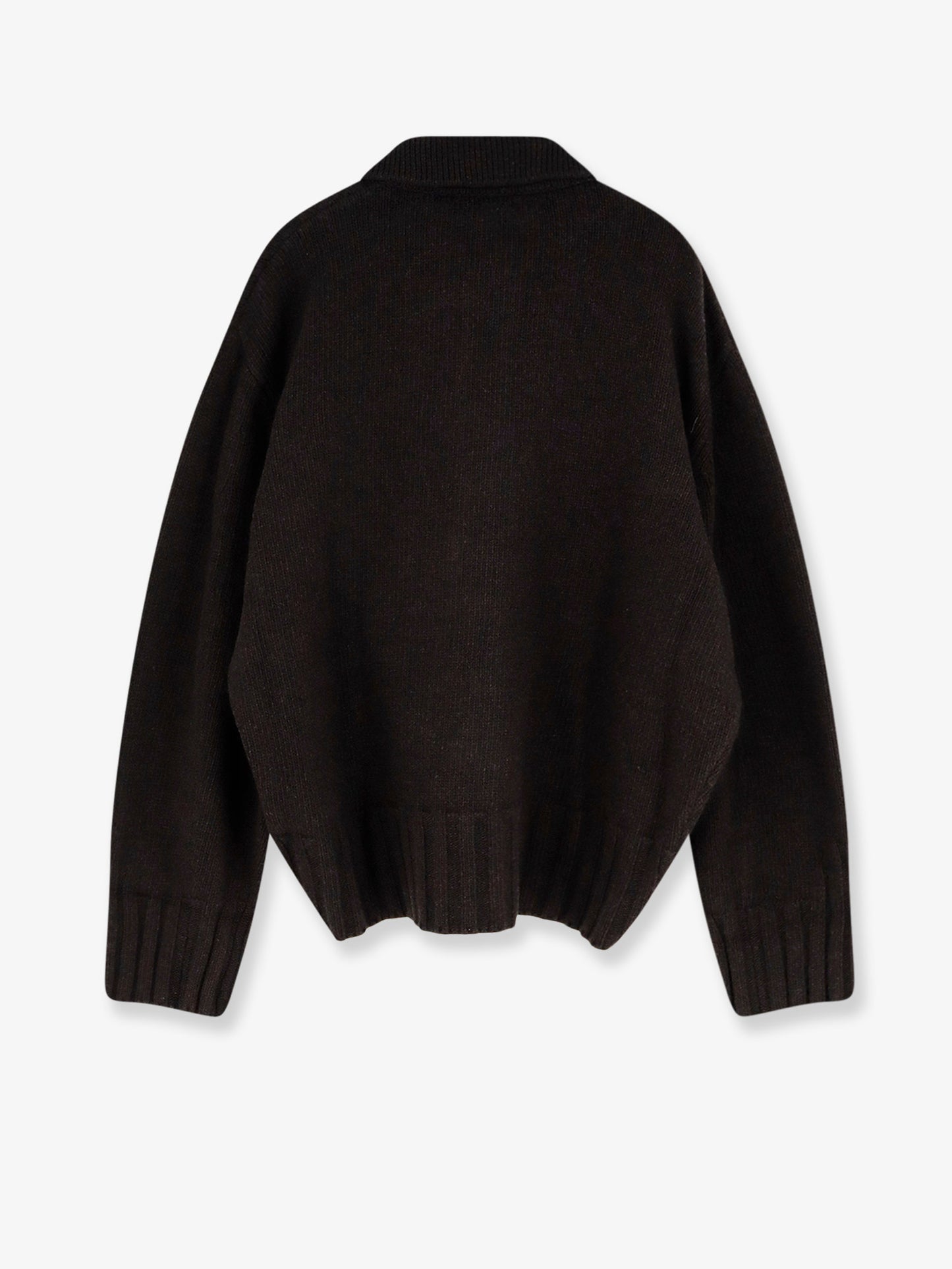 Virgin wool and cashmere blend cardigan
