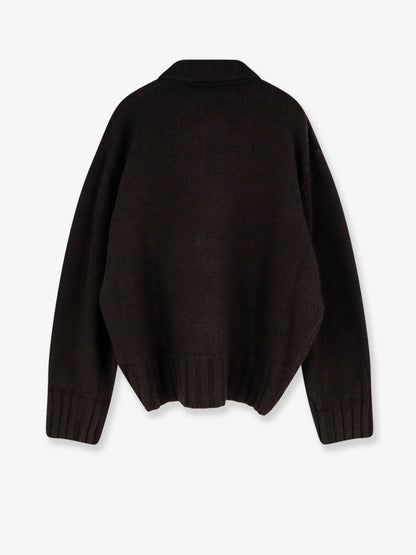 Virgin wool and cashmere blend cardigan thumbnail