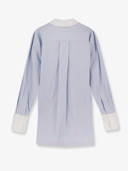 Oversize striped cotton shirt thumbnail