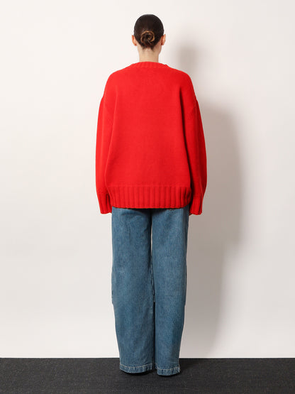 Virgin wool and cashmere blend sweater thumbnail