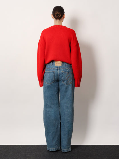 Jeans with Logo embroidery thumbnail