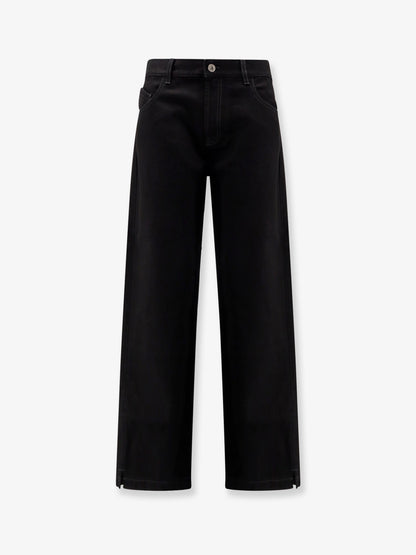 Black denim trousers thumbnail