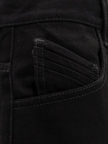 Black denim trousers thumbnail