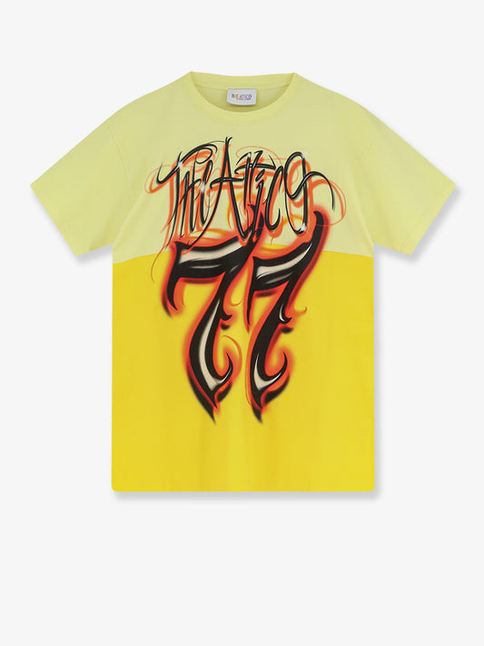 Cotton T-shirt with front logo print