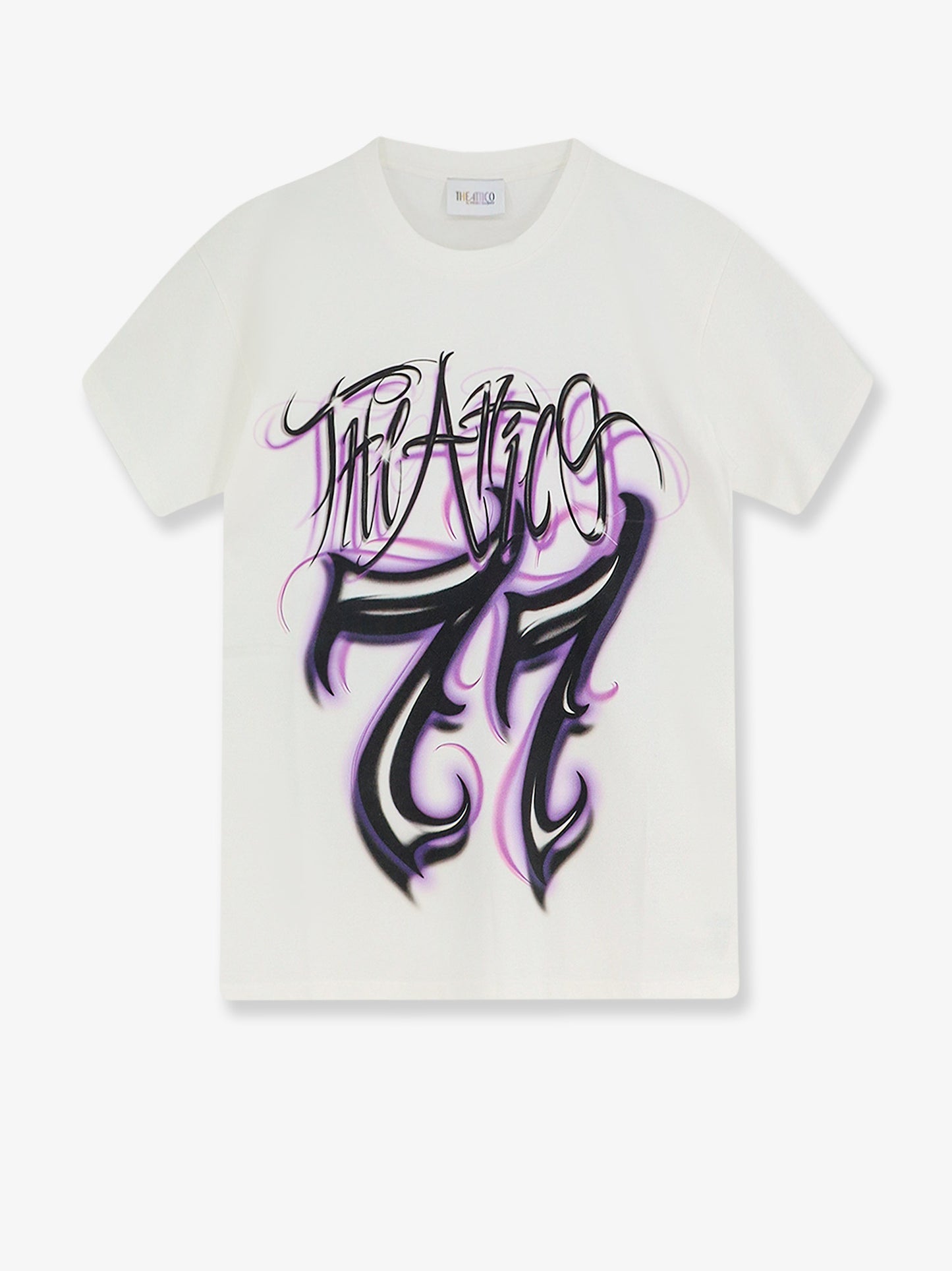 Cotton T-shirt with printed logo on the front