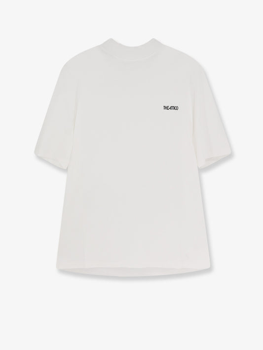 Cotton t-shirt with embroidered logo