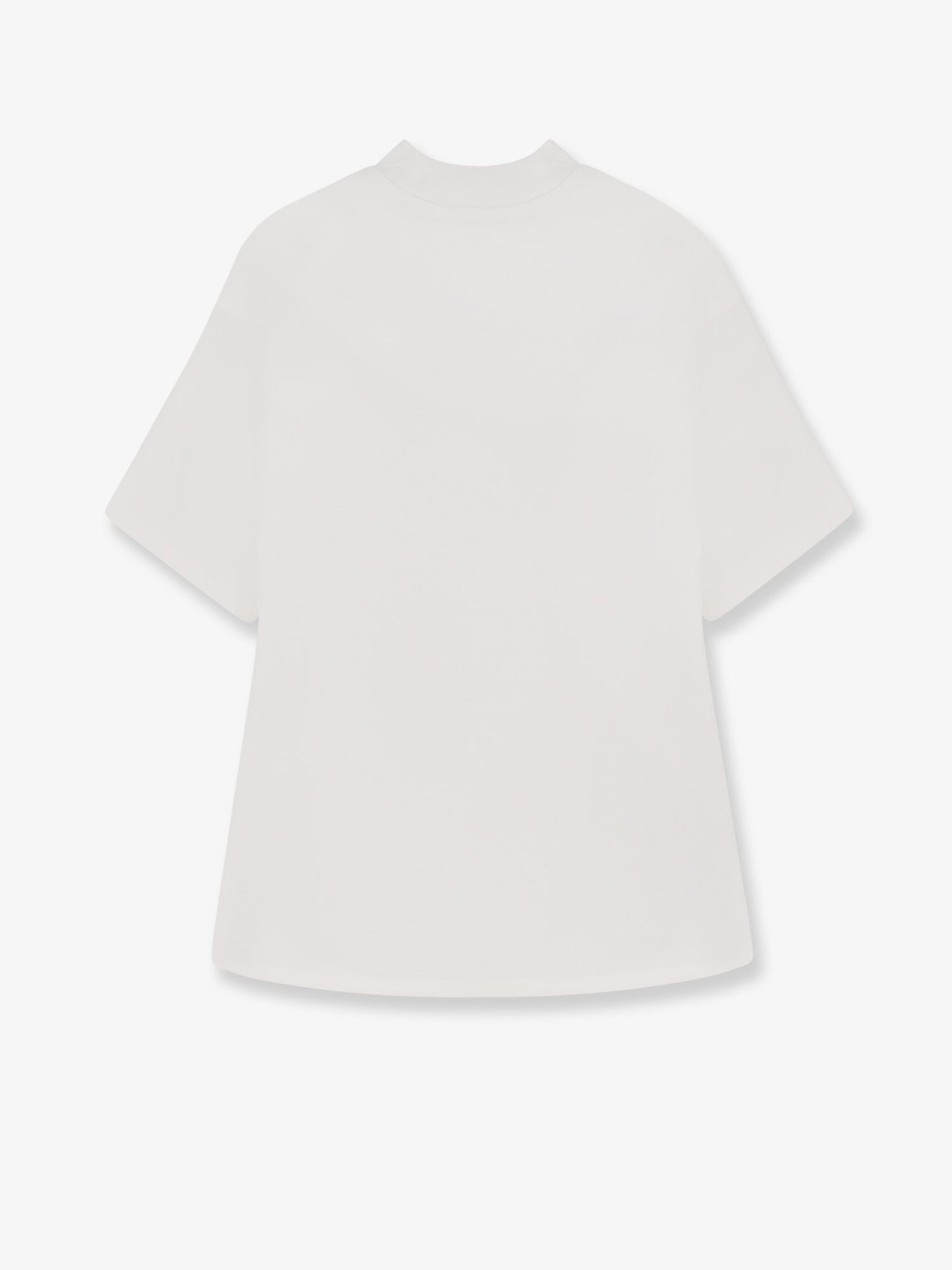 T-shirt in cotone con logo ricamato