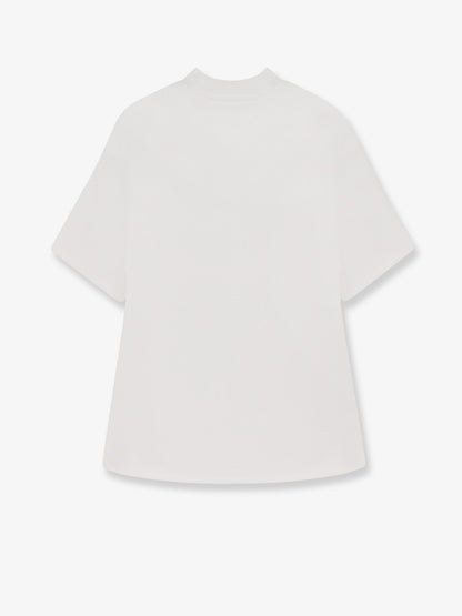 T-shirt in cotone con logo ricamato thumbnail