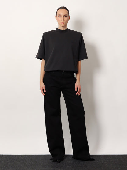 Cotton t-shirt with embroidered logo on the front thumbnail