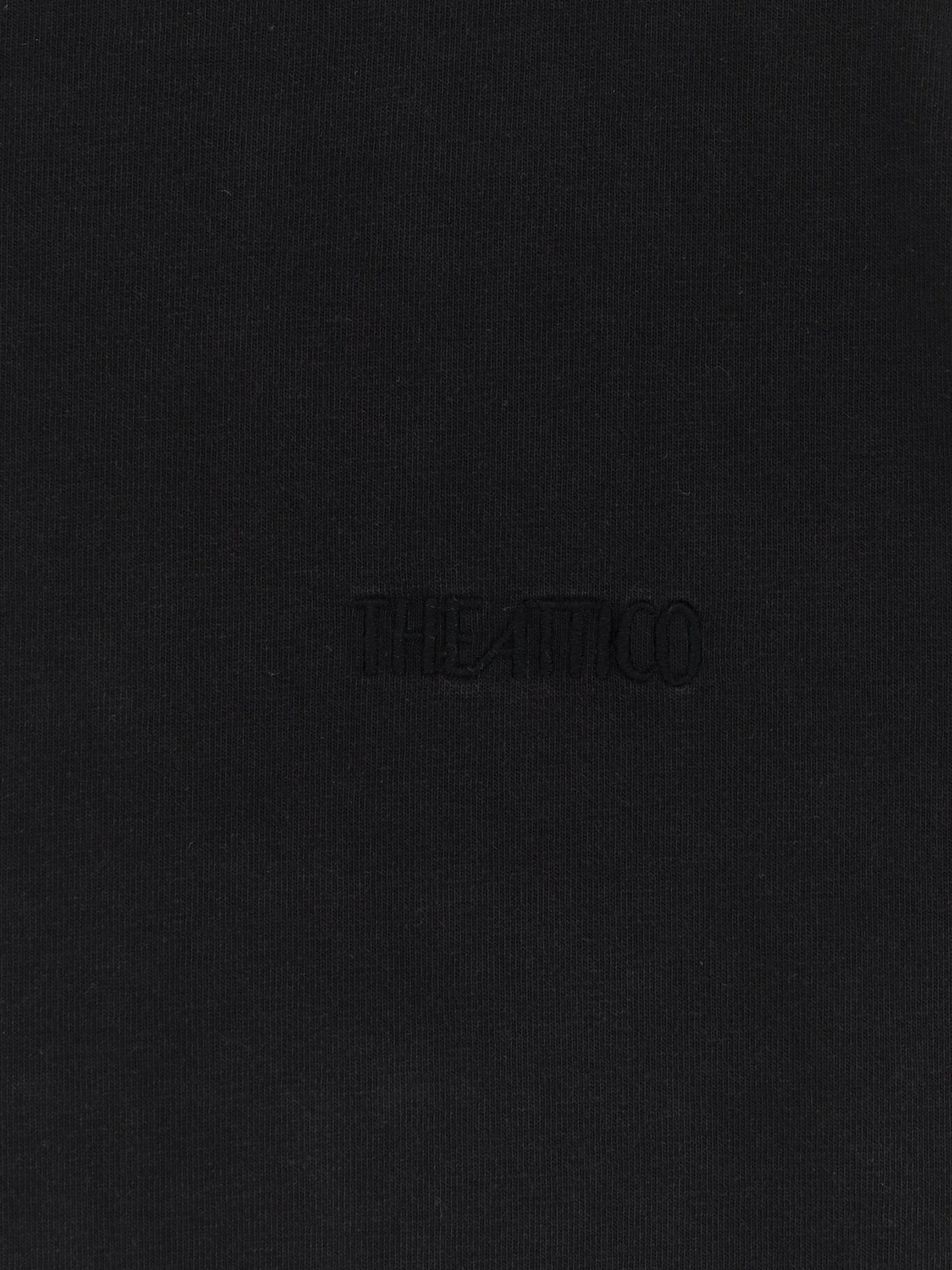 Cotton t-shirt with embroidered logo on the front