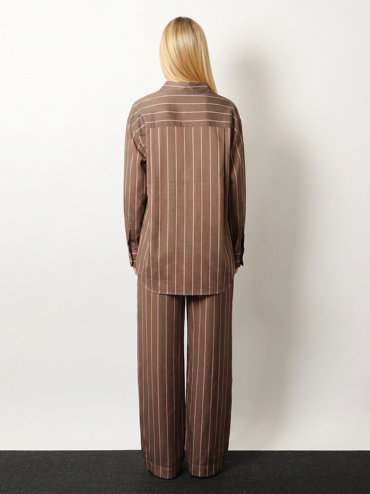 Peri Fluid viscose and silk shirt