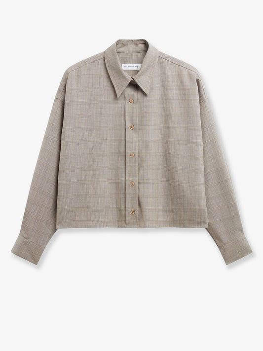 Arlen shirt in virgin wool blend