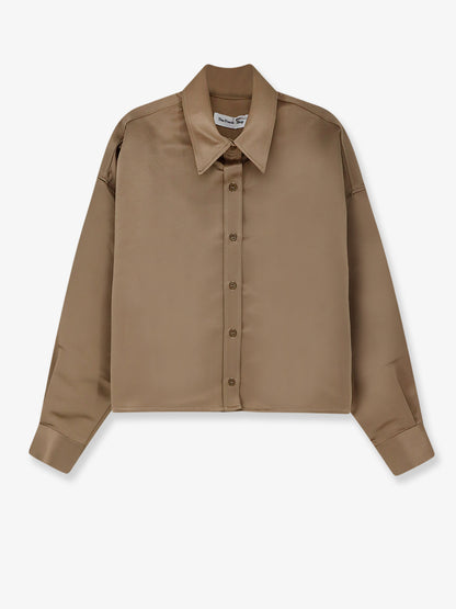 Arlen satin boxy shirt thumbnail