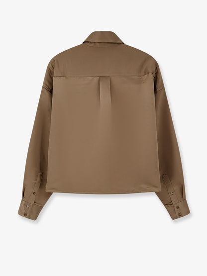 Arlen satin boxy shirt thumbnail