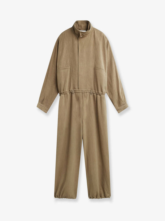 Marvin viscose and linen jumpsuit