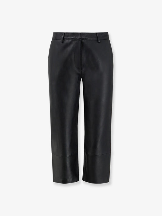 Lior Capri leather trousers