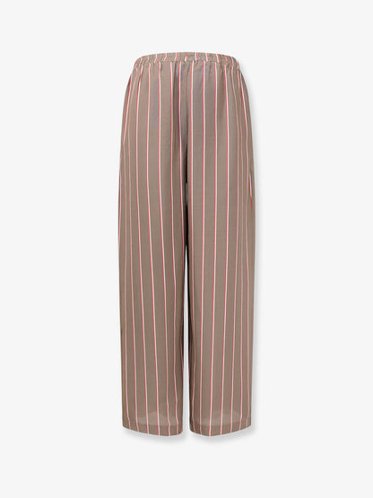 Viscose and silk blend trousers thumbnail