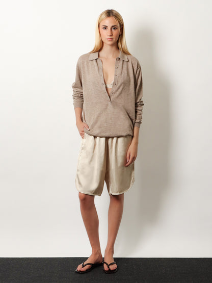 Tala wool blend polo shirt thumbnail