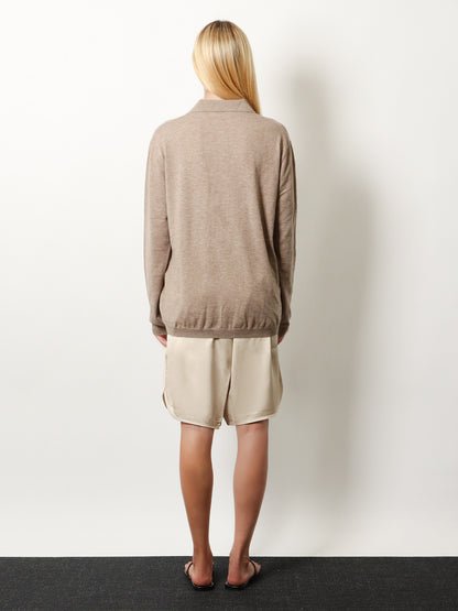 Tala wool blend polo shirt thumbnail