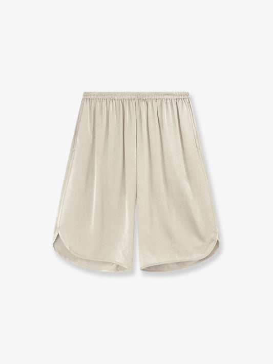 Nelis satin Bermuda shorts