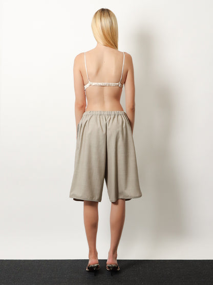 Nelis mélange virgin wool bermuda shorts thumbnail