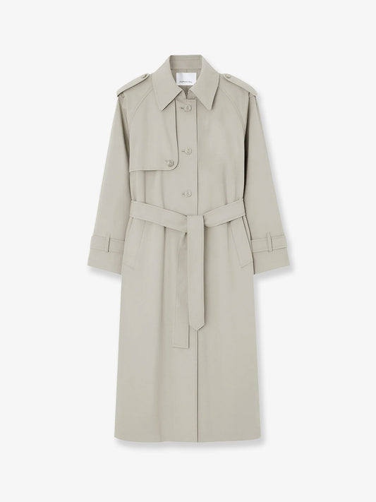 Riva cotton blend trench coat