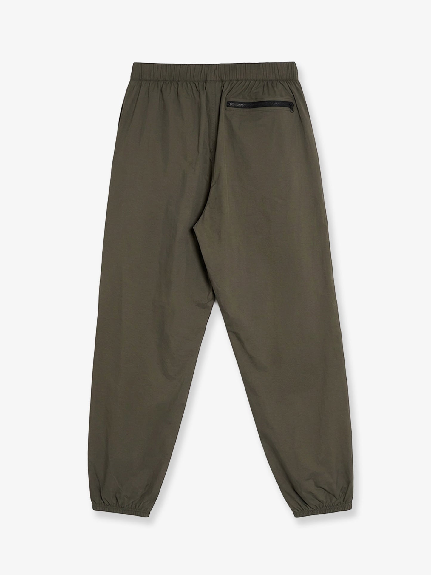 Nylon trousers with patch logo on the side