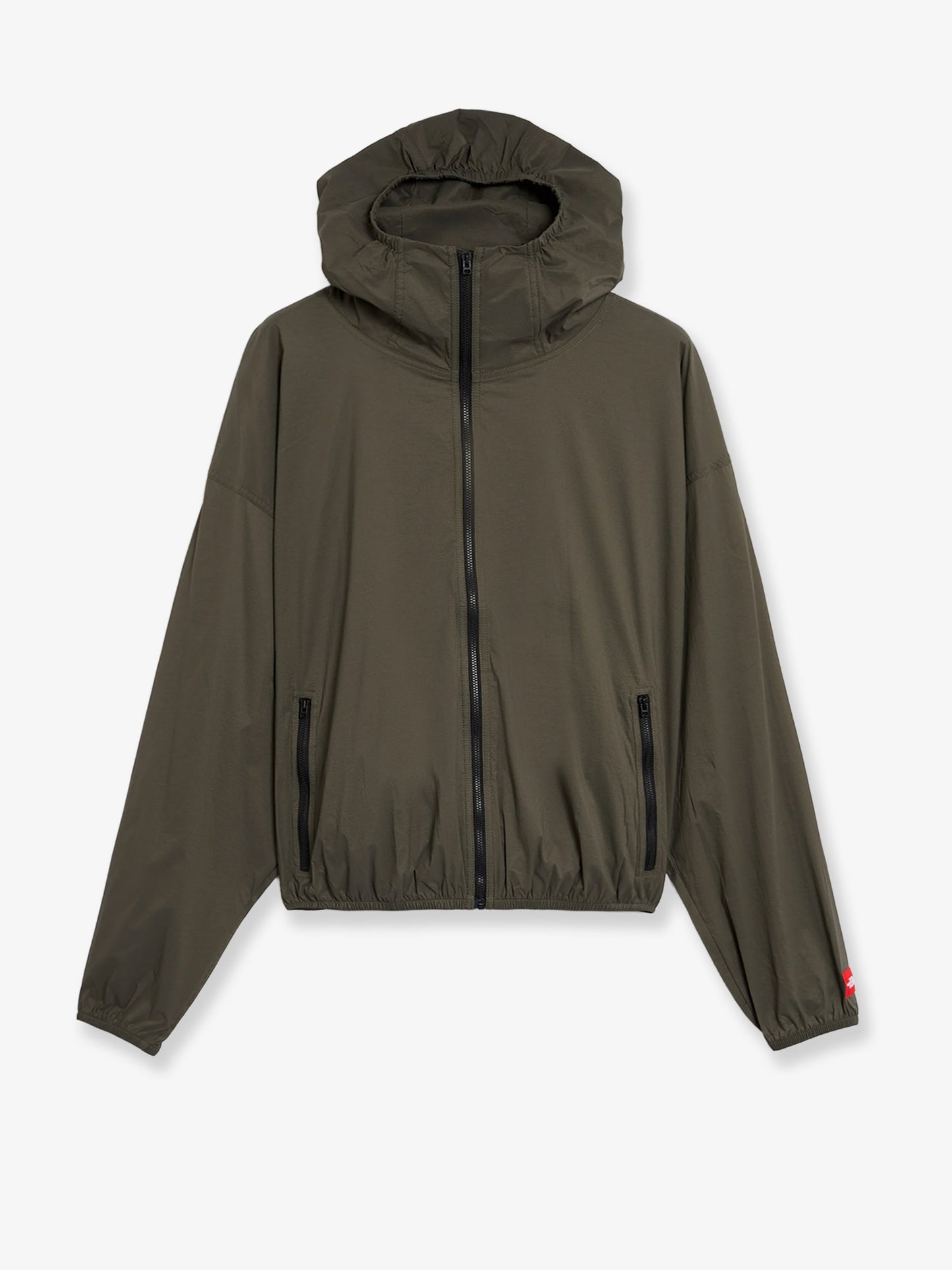 Packable nylon jacket