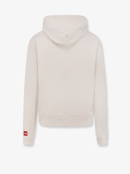 Cotton blend sweatshirt with hood thumbnail