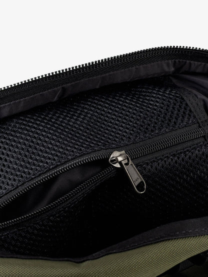 Nylon shoulder bag with logo label on the bottom thumbnail