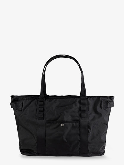 Nylon shoulder bag with logo label on the bottom thumbnail