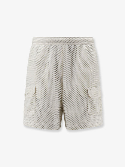 Nylon bermuda shorts with logo patch thumbnail