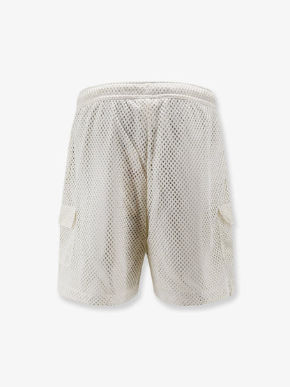 Nylon bermuda shorts with logo patch thumbnail