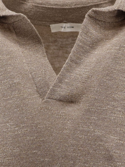 Niosa polo shirt in cotton and linen thumbnail