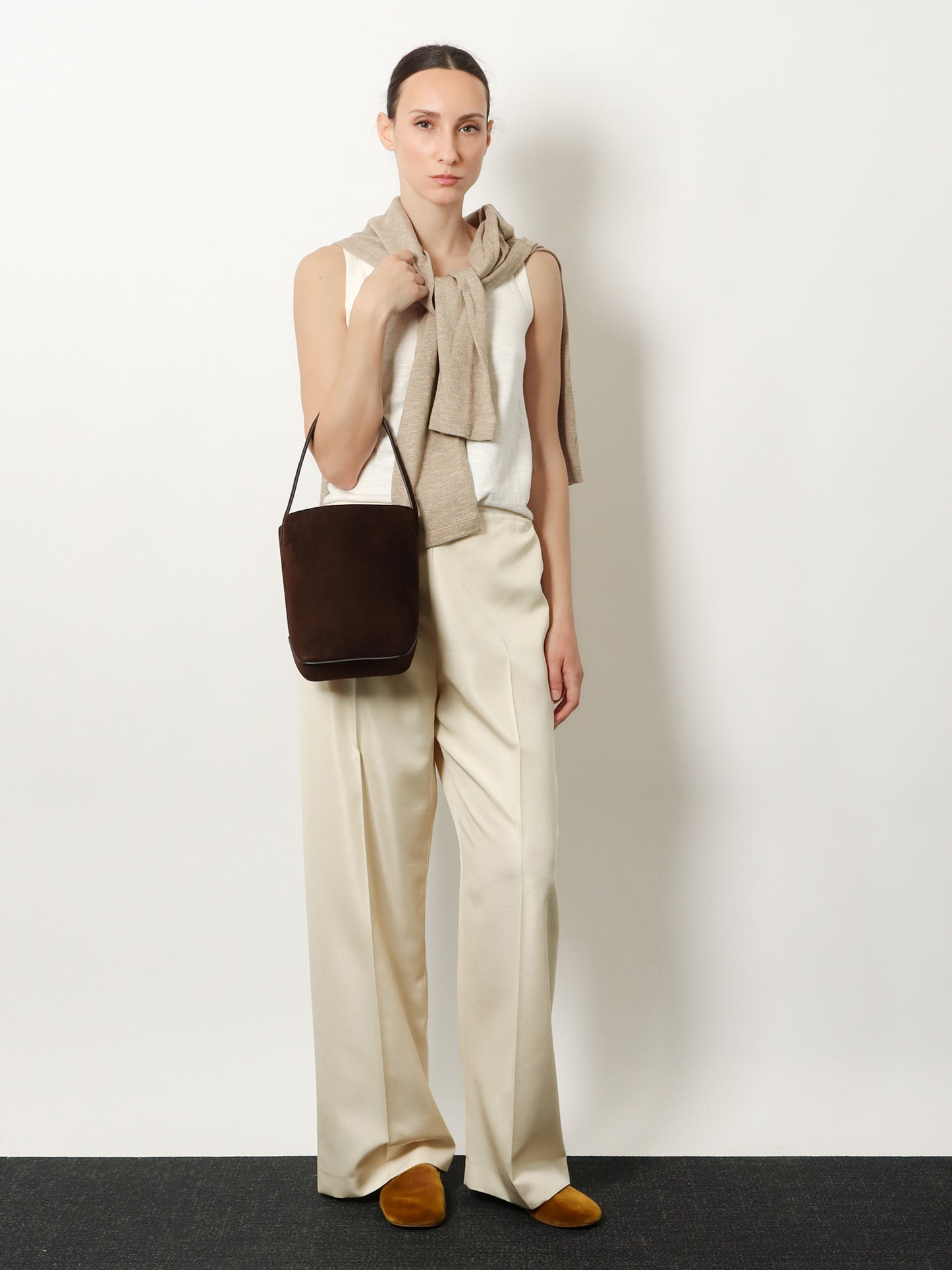 Beta silk trousers