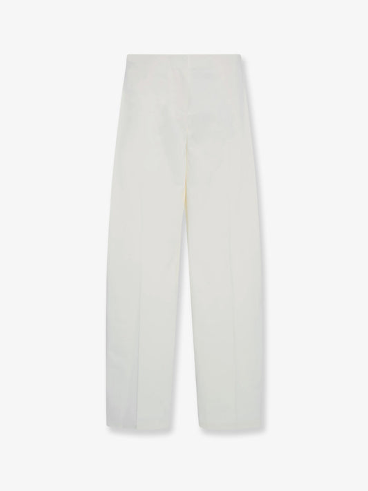 Pantaloni Galileo in cotone e seta