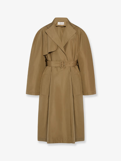 Amapola ultrafine silk trench coat thumbnail