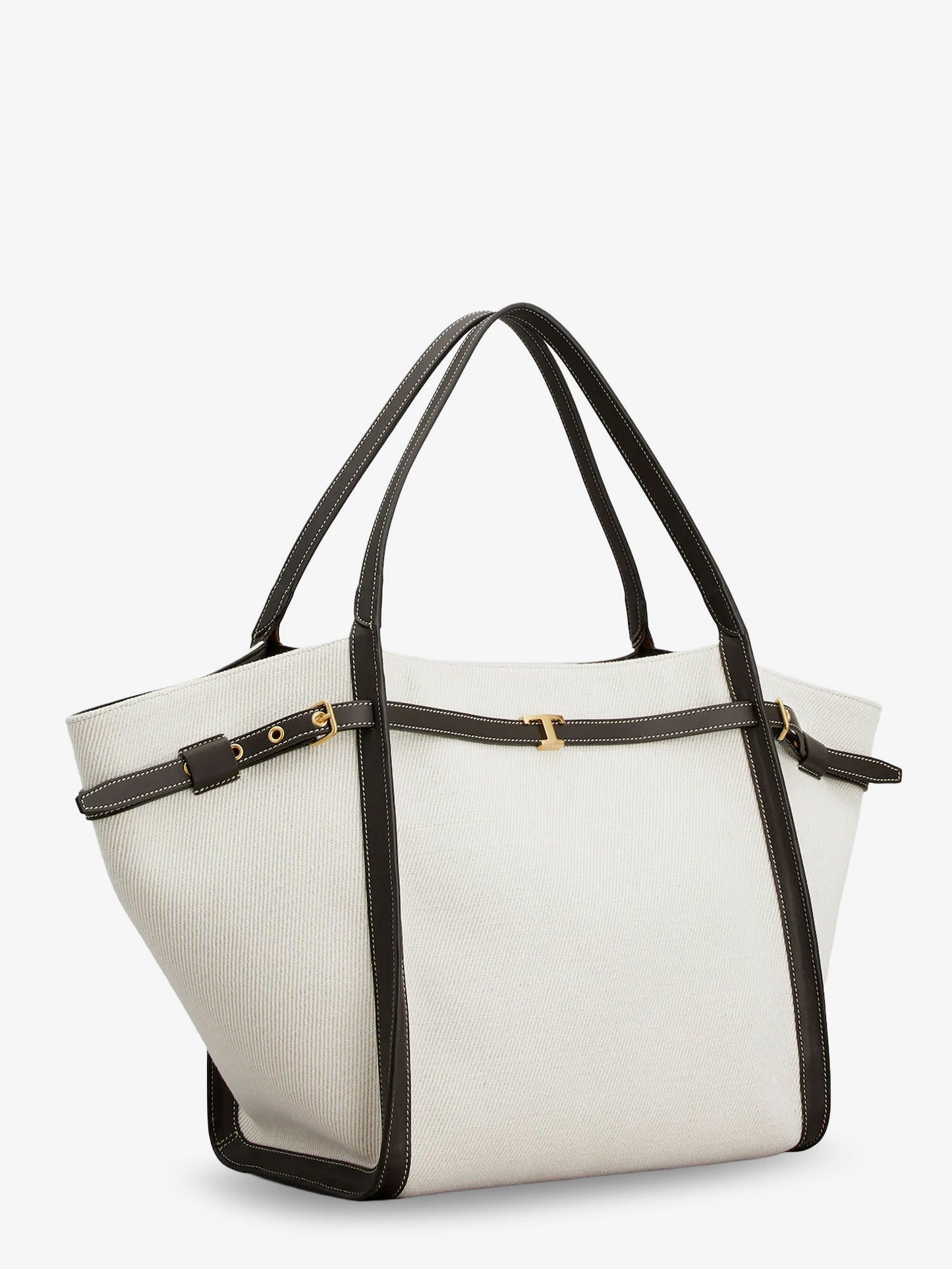 Tim canvas and leather Medium Shopping Bag
