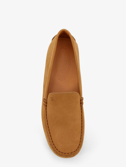 Suede loafers with engraved logo on the front thumbnail