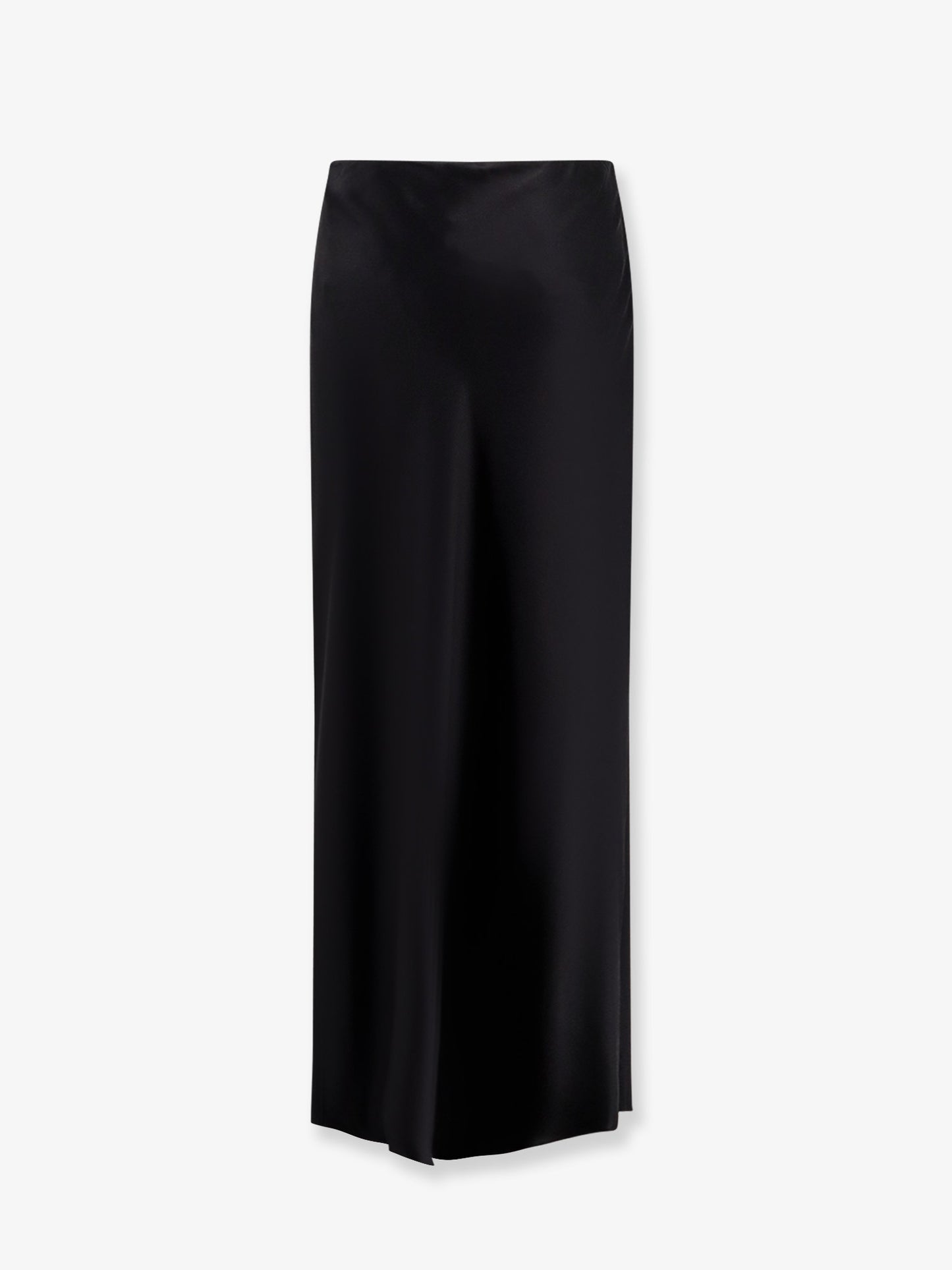Silk midi skirt