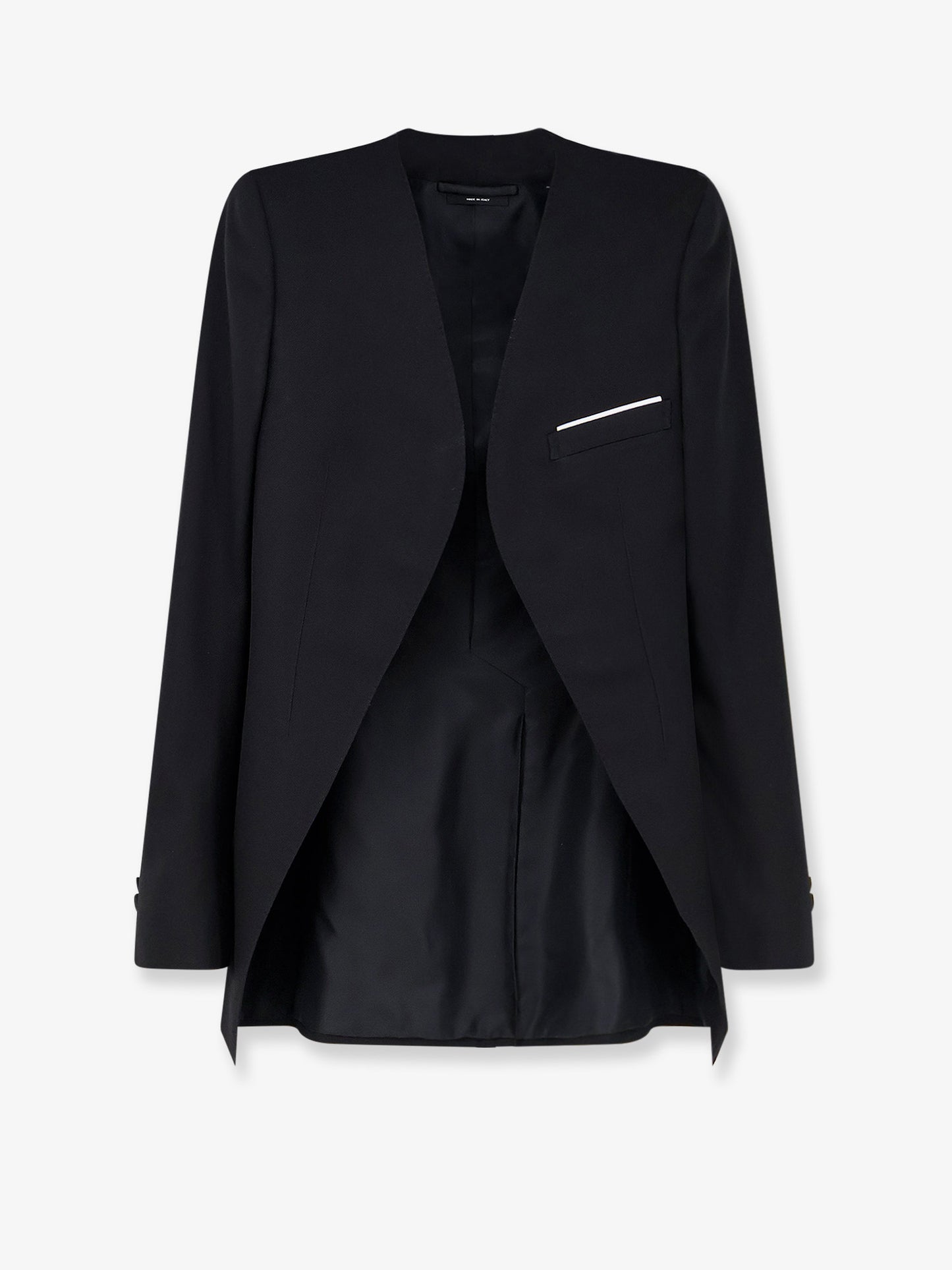 Wool and silk blazer