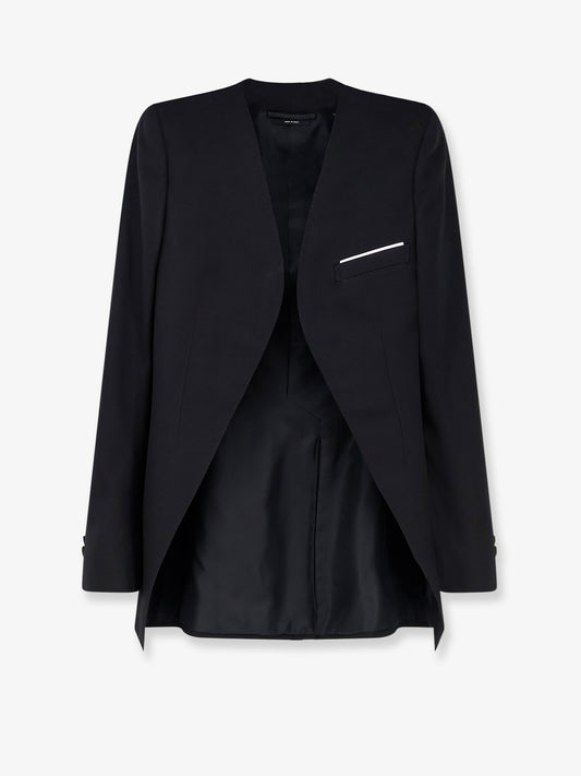 Wool and silk blazer