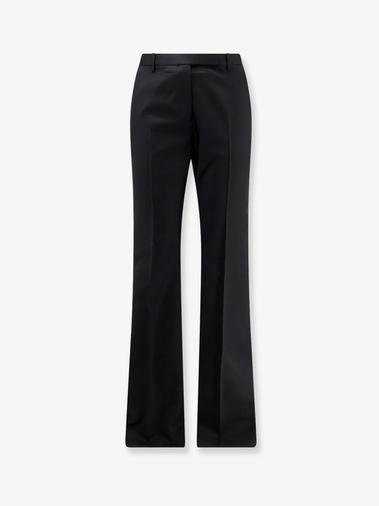 Wool and silk trousers