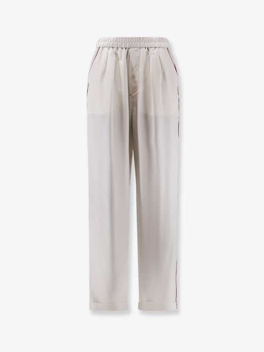Silk trousers