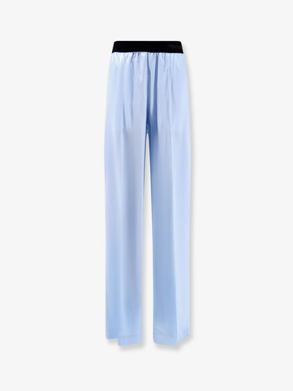 Pyjamas stretch satin trousers thumbnail