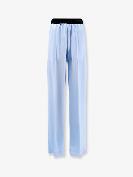 Pyjamas stretch satin trousers