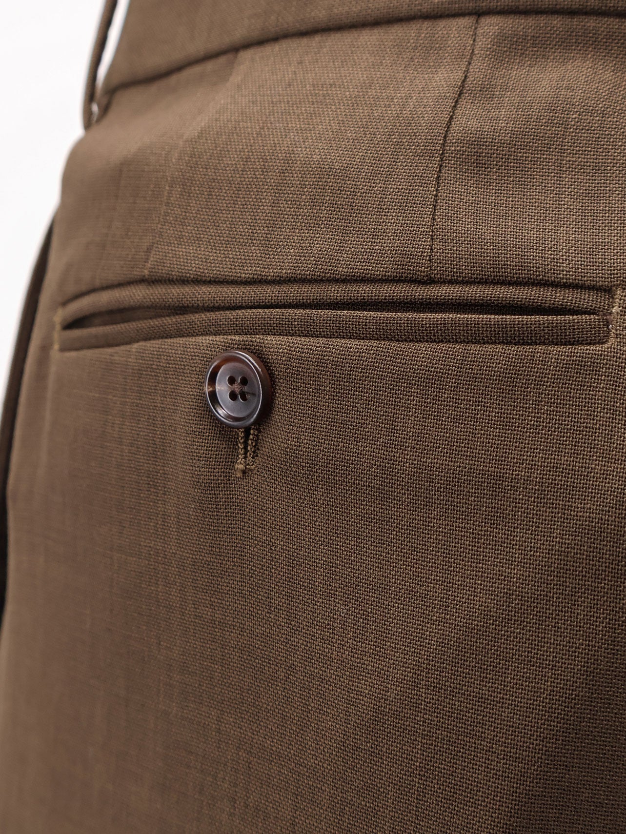 Wool trousers with pinces