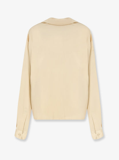 Stretch satin shirt thumbnail