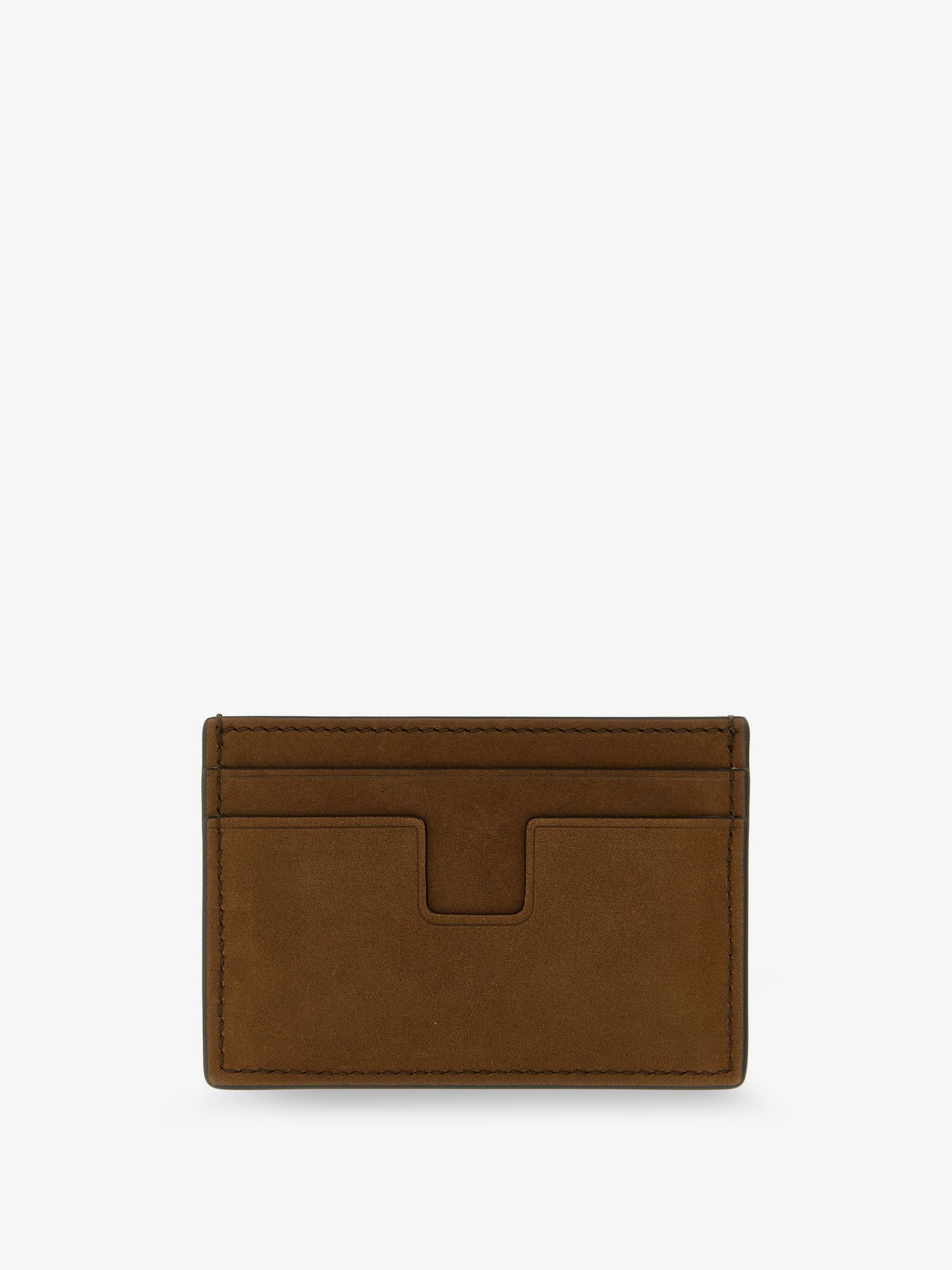Suede card holder